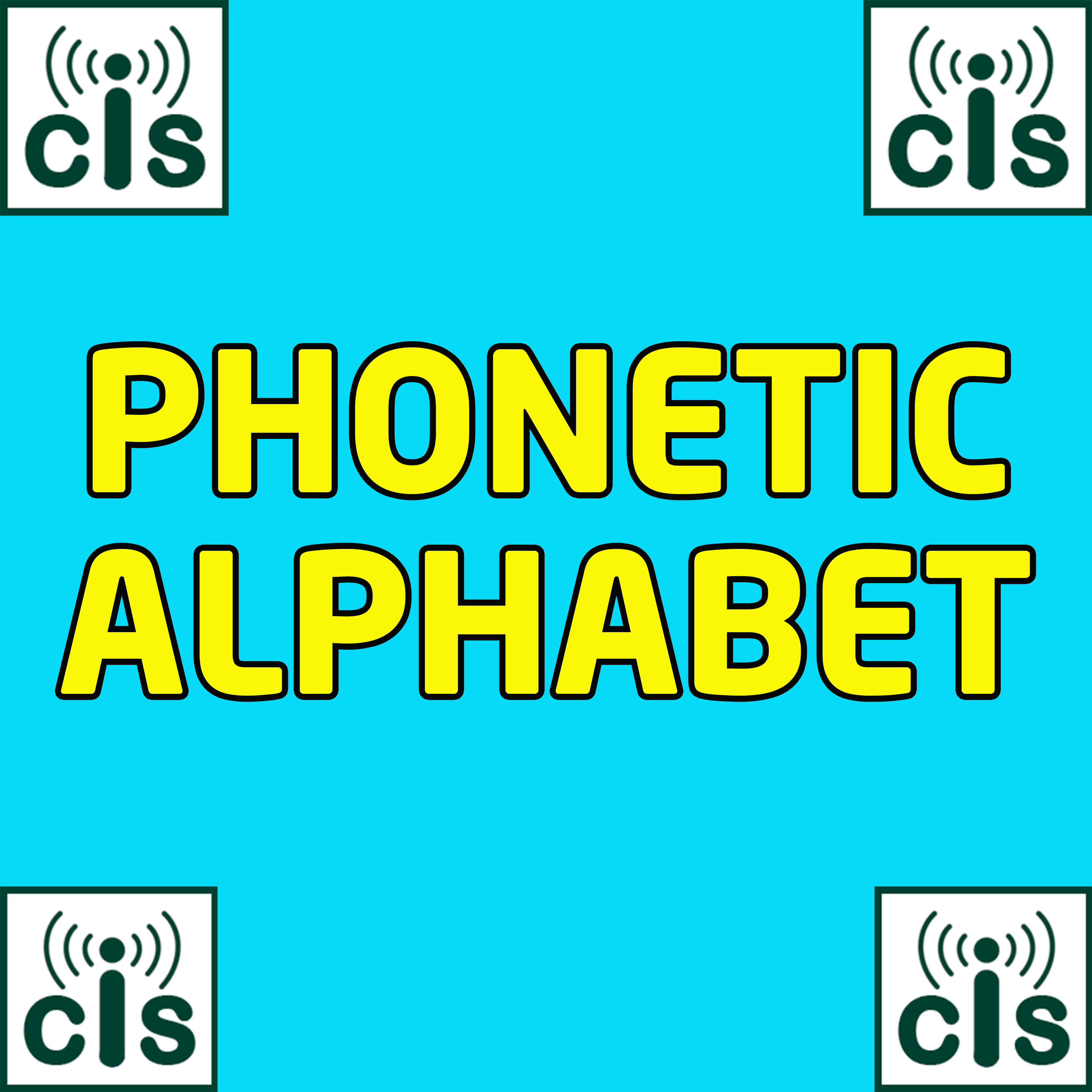 PHONETIC ALPHABET