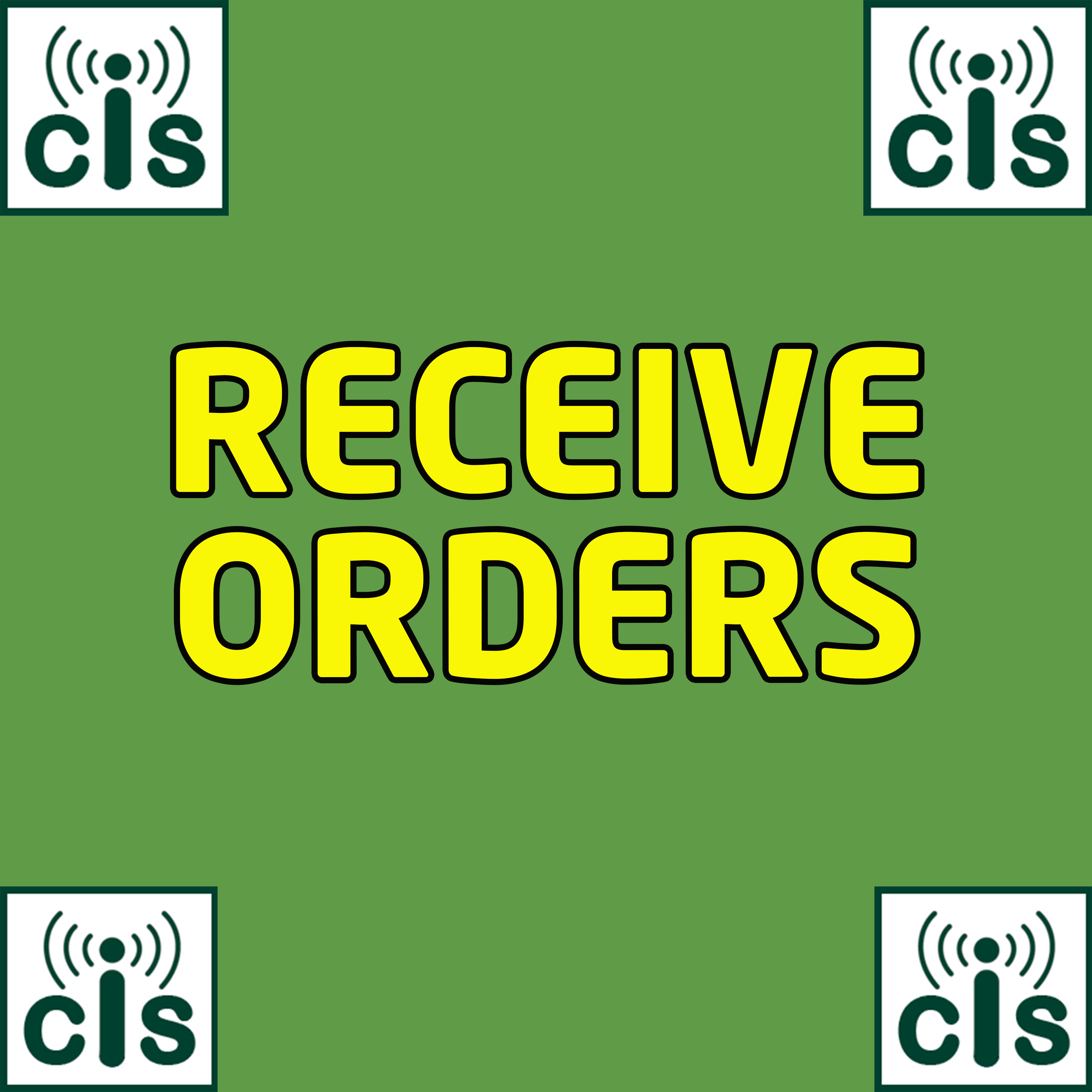 RECEIVE ORDERS